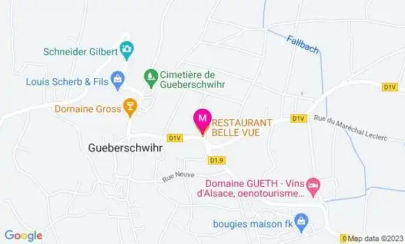 Localisation Restaurant Belle Vue