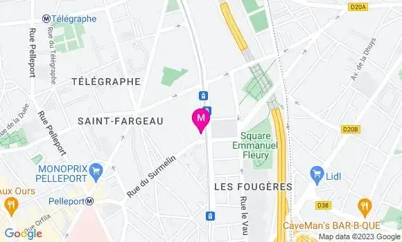 Localisation Restaurant  Le Vincenot
