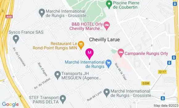 Localisation Restaurant  Les Vendanges