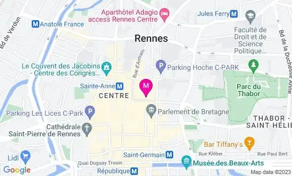 Localisation Restaurant  La Réserve