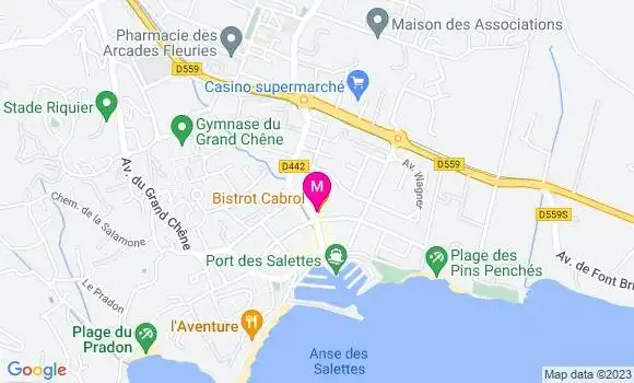Localisation Bistrot Cabrol