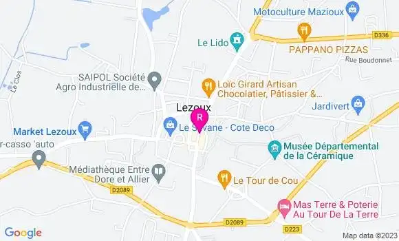 Localisation Restaurant Bar L