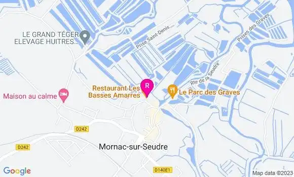 Localisation Restaurant les Basses Amarres