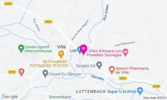 Localisation Restaurant  Le Val Soleil