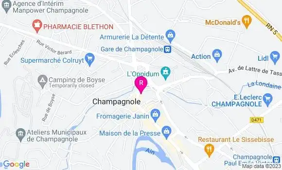 Localisation Brasserie de la Londaine