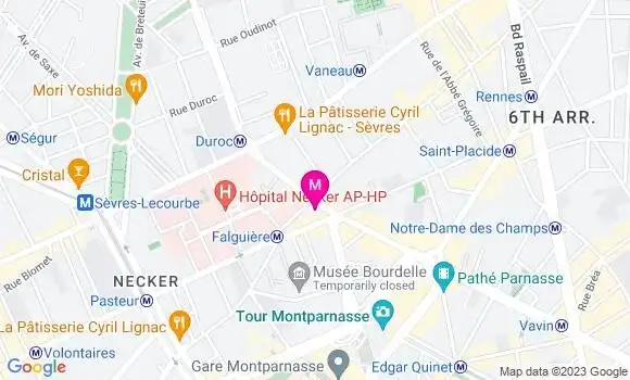Localisation Restaurant  La Parenthèse