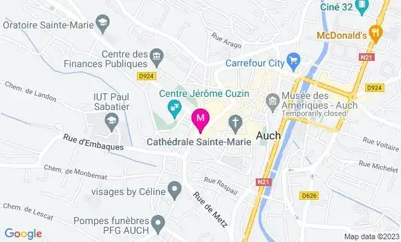 Localisation Restaurant  Le Daroles