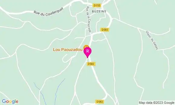 Localisation Restaurant  Lou Paouzadou