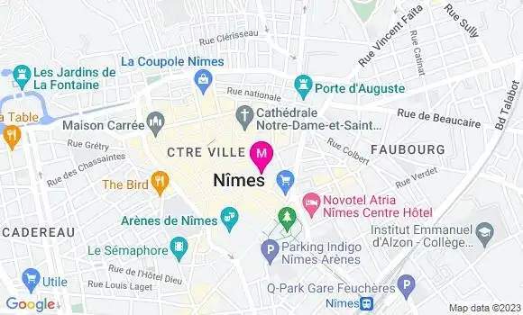 Localisation Restaurant  Le Menestrel