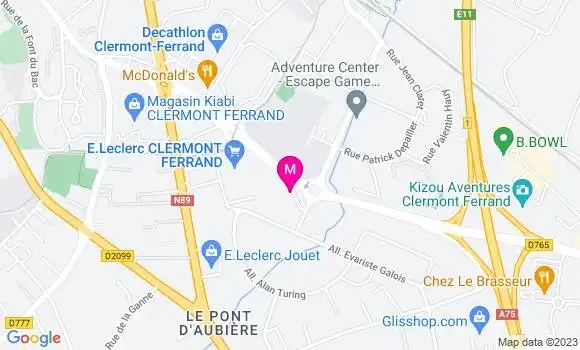 Localisation Bistrot Bistro la Pardieu