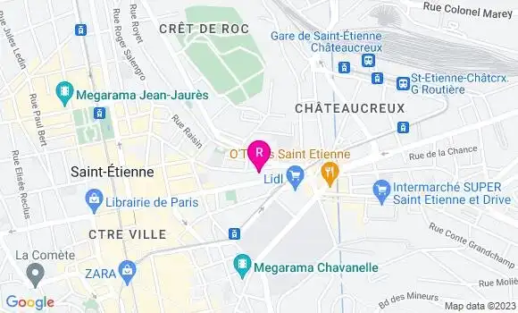 Localisation Restaurant  La Grotte Azzura
