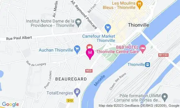 Localisation Pizzeria Le Vésuve