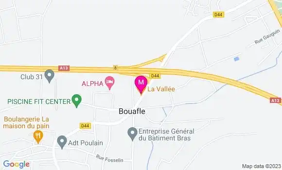 Localisation Restaurant  La Vallée