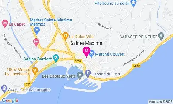 Localisation Restaurant  La Dérive
