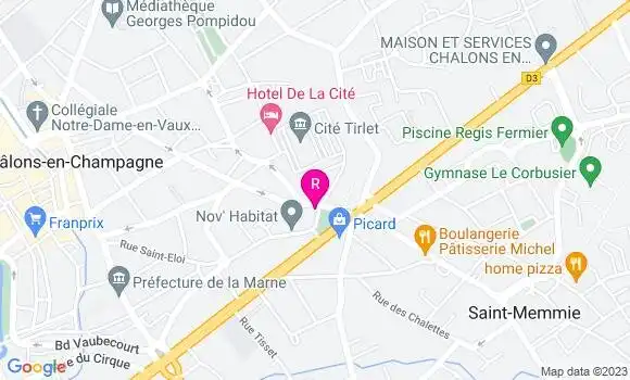 Localisation Brasserie du Square