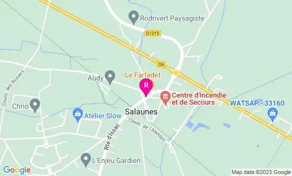 Localisation Restaurant  Le Farfadet
