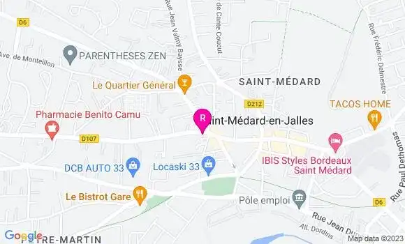 Localisation Restaurant  Chez Mina