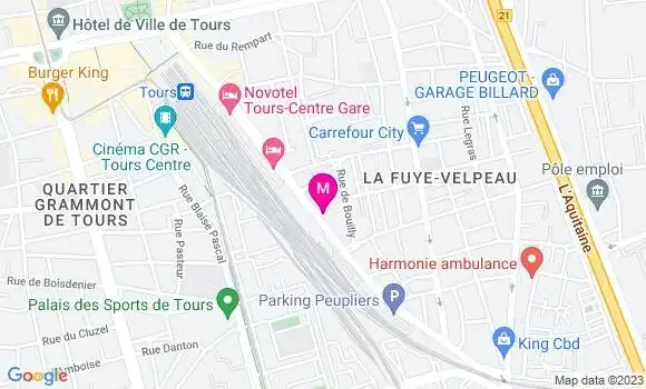 Localisation Restaurant  Le Mistral