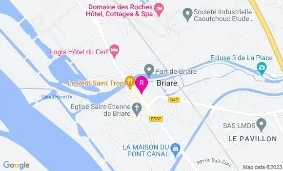 Localisation Restaurant  Le Bord d