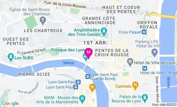 Localisation Restaurant  Le Potager des Halles