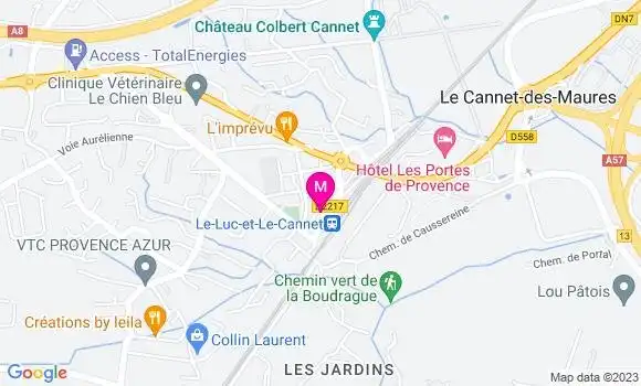 Localisation Restaurant  La Fourchette Gourmande