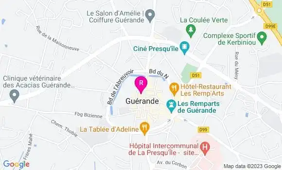 Localisation Restaurant  Le Vieux Logis