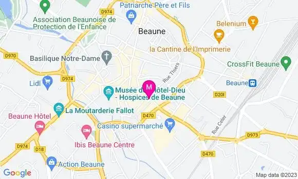 Localisation Restaurant  La Part des Anges