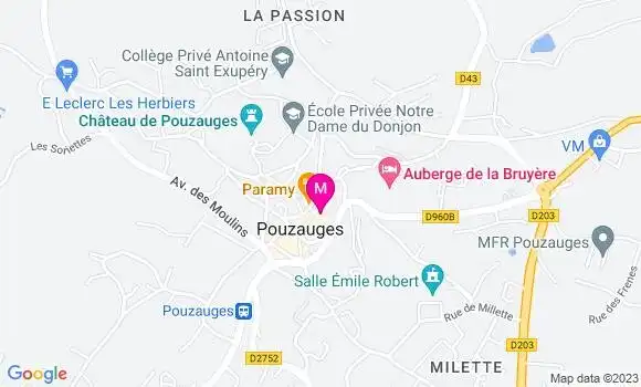 Localisation Pizzeria Le Poulbot