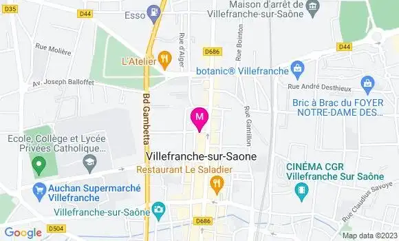 Localisation Kebab Le Pacha