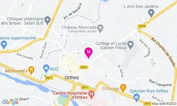 Localisation Restaurant  La Casa