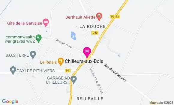Localisation Restaurant  A la Tête de Veau