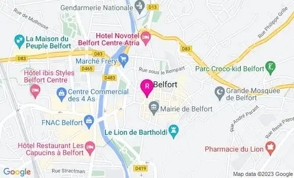 Localisation Restaurant  L
