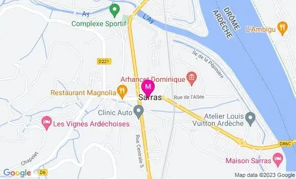Localisation Restaurant  Sassolas