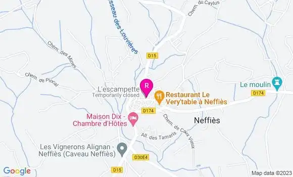 Localisation Restaurant  L