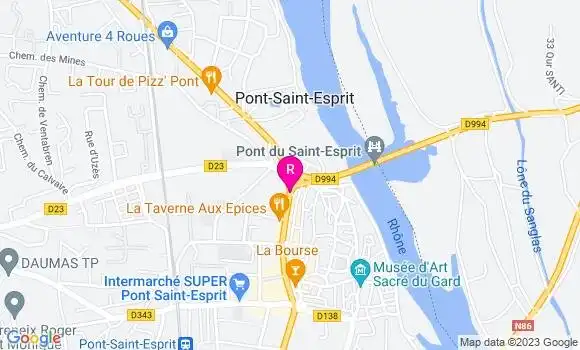 Localisation Restaurant  Le Rosalbin