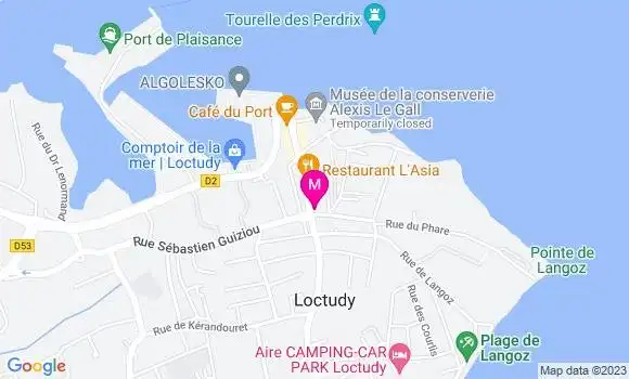Localisation Restaurant  Le Suroît