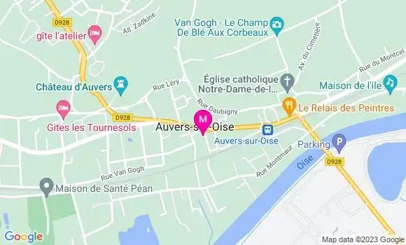 Localisation Restaurant  Sous le Porche