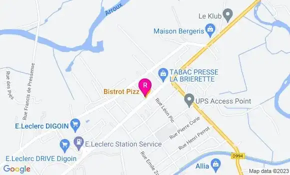 Localisation Bistrot Pizz