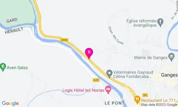Localisation Restaurant  Chez Florent