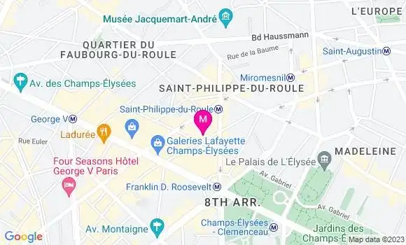 Localisation Restaurant  M Georges