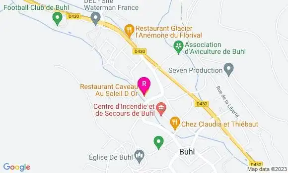 Localisation Restaurant Caveau au Soleil d
