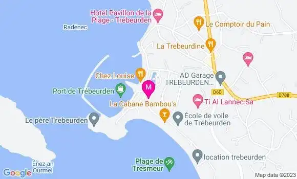 Localisation Crêperie Sous Le Vent