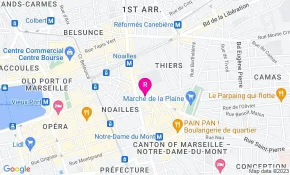 Localisation Restaurant Italien La Cantinetta