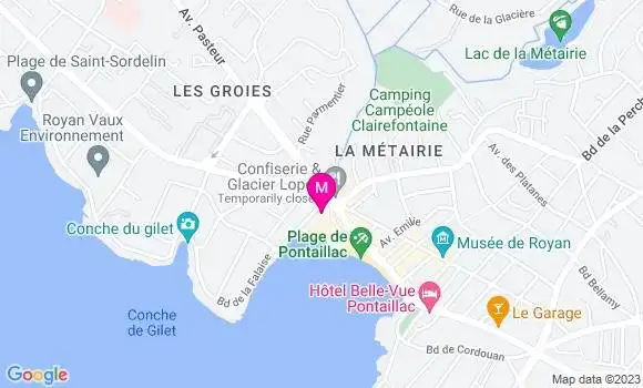 Localisation Restaurant  Le Calumet