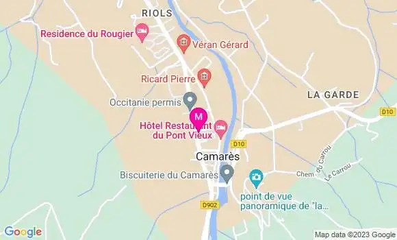 Localisation Restaurant  Cafe du Commerce