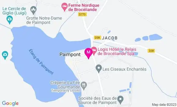 Localisation La Crêperie du Porche