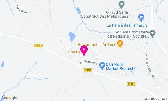Localisation Restaurant  L