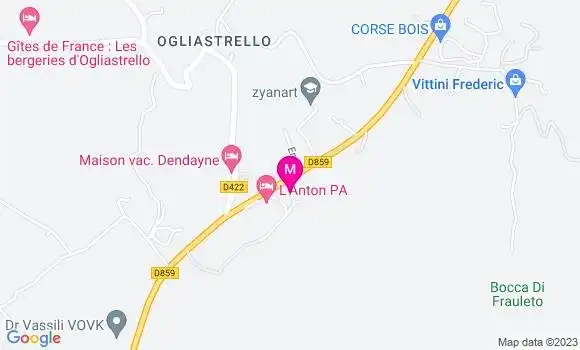 Localisation Auberge L