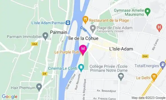 Localisation Pub Le Purple
