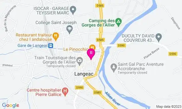 Localisation Restaurant  Le Trèfle à Quatre Feuilles
